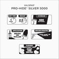 thumbnail image 4 of Valspar 73000 White Base Pro-Hide Silver 5000 Interior Wall Paint, Semi-Gloss, 1 Gallon, 4 of 5