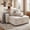 Beige + Snowflake Velvet Fabric + 2 Seat + Foam, variant on Modern Chaise Sofa 53.5" Sofa Couch Sofa Bed Sleeper Sofa with Pillows and Hidden Storage Space for Living Room , Bedroom