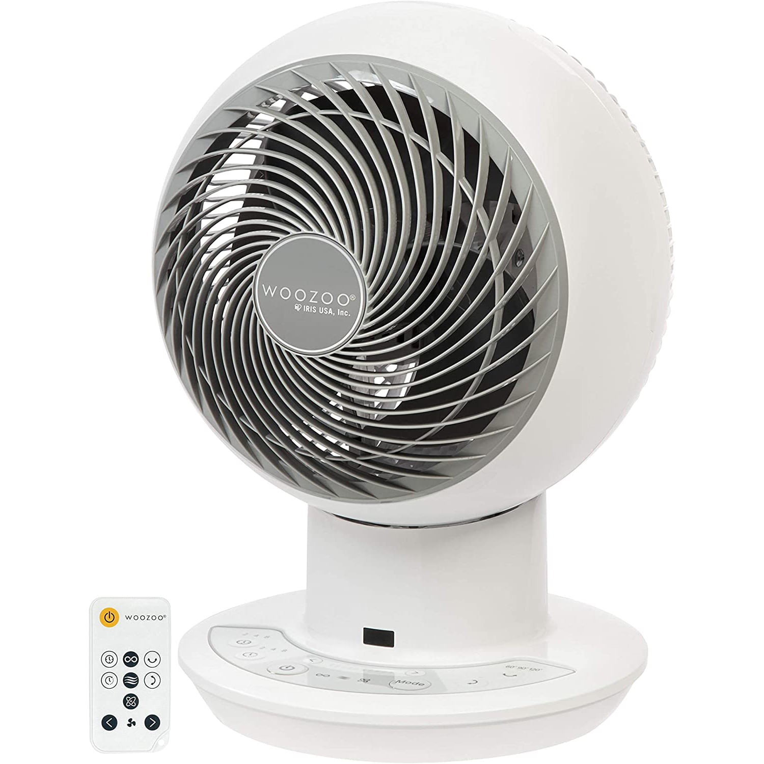 Woozoo 594317 Personal Oscillating Delayed Start & Stop Desk Fan w
