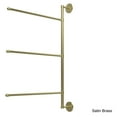 thumbnail image 4 of Prestige Skyline Collection 3 Swing Arm Vertical 28-in Towel Bar in Antique Brass, 4 of 5