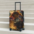 thumbnail image 2 of Lsque Colorful Bull Western Man Printed Luggage Cover, Travel Luggage Protector,Scratch and Dirt Resistant, Fits 18-32 Inch Luggage - Medium, 2 of 9