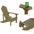 thumbnail image 6 of Sonerlic 1 Pack Outdoor Adirondack Plastic Fire Pit Chair for Patio,Deck and Garden,Teak, 6 of 7