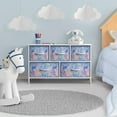 thumbnail image 4 of Sorbus Dresser with 5 Drawers - Furniture Storage Chest for Kid’s, Teens, Bedroom, Nursery, Playroom, Clothes, Toys - Steel Frame, Wood Top, Fabric Bins&nbsp;, 4 of 5