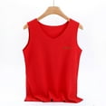 thumbnail image 2 of JGGSPWM Thermal Tank Tops Women Underwear Tops Sleeveless Undershirt for Women Cotton Camisole Warm Base Layer Top Red XXXL, 2 of 3