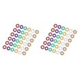 thumbnail image 2 of tamizeot 12Pcs Spiky Sensory Finger Rings Rustproof Stress Relief Massage Ring 5pcs 2Set, 2 of 6