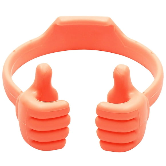 Soporte para teléfono móvil Honsky Thumbs-Up para escritorio, color rojo