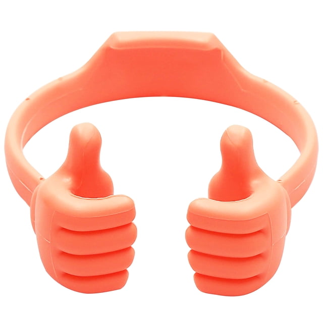 Soporte para teléfono móvil Honsky Thumbs-Up para escritorio, color rojo