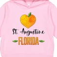 thumbnail image 3 of Inktastic St. Augustine Florida Orange in Heart Toddler Hoodie, 3 of 4