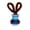 Blue, variant on Easter DIY Button Bunny Kit, Pipe Cleaner Hamburger Rocks Bunny, Family Craft Set, Perfect for Easter Home Parent-Child Activity Classroom Kids Handmade Art & Festival Craft Decor