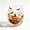 ZC Pumpkin Stemless Glass, variant on 400ml Cute Ghost Halloween Glass Tumbler With Lid & Straw Reusable 16oz Iced Coffee Cup Fall Party Drinkware Spooky Holiday Gift For Women Teen Girls Boo Basket Stuffer