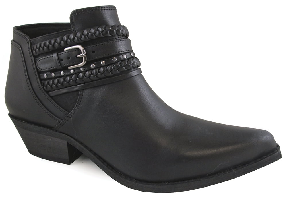 black leather ankle boots canada
