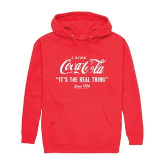 Coca-Cola - Drink Coke - Men's Fleece Pullover Hoodie - Walmart.com