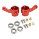 thumbnail image 5 of 2 uds RC nudillos de dirección universales de aluminio para WPL B14 1/16 RC piezas de actualización de coche rojo, 5 of 8