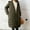 Army Green, variant on Stichou Women's Diamond Quilted Jacket Zipper Up Hooded Long Lightweight Padding Down Coat with Pockets Navy One Size