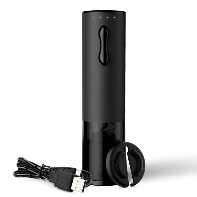 Destapacorchos eléctrico Zeta Wireless Recargable Dst4 Acero negro