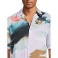 thumbnail image 4 of No Boundaries Men’s Rayon Resort Shirt, Sizes XS-3XL, 4 of 5