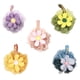 thumbnail image 1 of 5 piezas de esponja de baño con flores para niños, juguetes de malla de lufa para baño, bola de frotamiento corporal de dibujos animados coloridos, 1 of 5