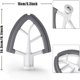 thumbnail image 2 of Batidor de borde flexible para batidora de pie con cabezal inclinable, paleta batidora plana de 4,5 a 5 cuartos con raspador de tazón con bordes de silicona flexible, blanco, 2 of 5
