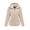 Beigeyellow, variant on Women Faux Fur Coat Fleece Fuzzy Hood Fluffy Shaggy Shearling Sherpa-Lined Jacket