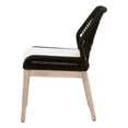thumbnail image 3 of Jacob 23 Inch Set of 2 Dining Chairs with Rope Back, Fixed Seat, White- Saltoro Sherpi, 3 of 5