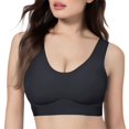thumbnail image 2 of Endives Jelly Bra for Women Wireless Full Coverage Support Bra Back Hook Closure Soft Everyday Sleep Bra for Large Bust XL, 2 of 7