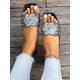 thumbnail image 4 of Women's Fashionable Faux Pearl Decorated Square Toe Flat Sandals For Summer, 4 of 4