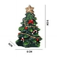 thumbnail image 2 of Table Top Christmas Tree,Christmas Tree Aquarium Decoration,Resin Mini Christmas Ornament for Craft,Desktop Decor Fish Tank Decor Set of 1 Decorated Christmas Tree Figurines for Holiday Home Decor, 2 of 5