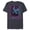 Navy Heather, variant on Disney Lilo & Stitch Techno Trance the Night Away 2002 - Short Sleeve Blended T-Shirt for Adults - Customized-Dark Heather