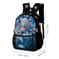 thumbnail image 2 of 16.2In Wres-Tler W-W,E Backpack with Front Pocket Cartoon Backpacks Travel Laptop Daypack Bags For Men Women, 2 of 8