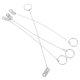 thumbnail image 1 of HAMPPLIES 4Ud Pasadores Rápidos De Acero Inoxidable Con Lanyard De Seguridad Para Accesorios Marinos, 1 of 8