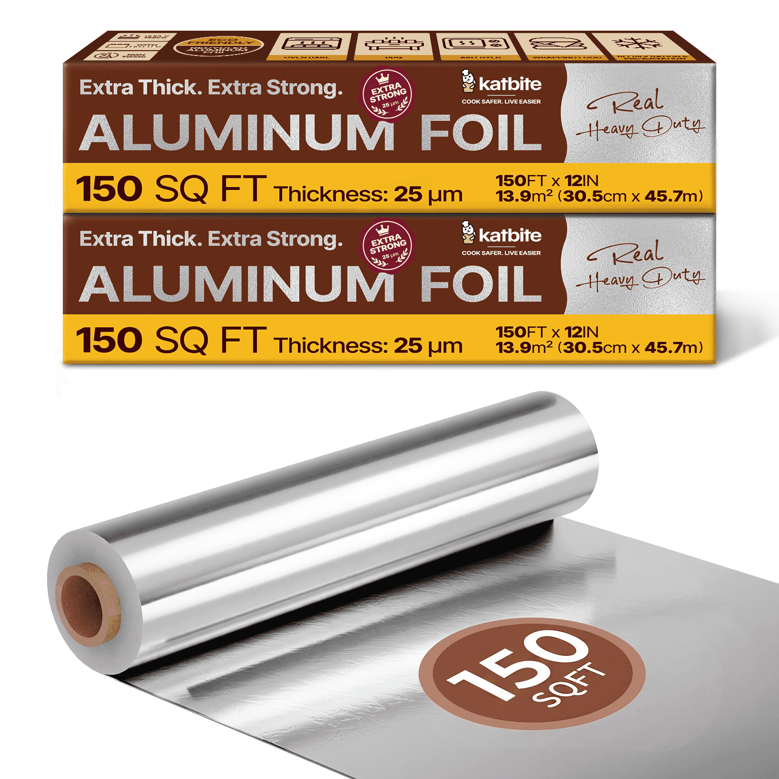 Standard Aluminum Foil Roll 18