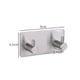 thumbnail image 3 of Gancho para toallas, autoadhesivo, gancho para albornoz, 2 ganchos, gancho de pared, acero inoxidable, baño y cocina, toallero, perchero, sin taladrar, Aikzik, fácil de instalar, adherencia súper, 3 of 6