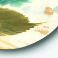 thumbnail image 2 of Designart 'Blue Cottage Flower Hydrangea I' Farmhouse Metal Circle Wall Art, 2 of 3