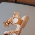 thumbnail image 4 of Girls Soft Soled Flower Sandals Shoes Cute Beach Summer Cozy Footwear 18-24 Months, 4 of 9