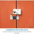 thumbnail image 5 of HEMOTON Keyless Password Combination Lock Student 5.2X5X2CM Silver, 5 of 8