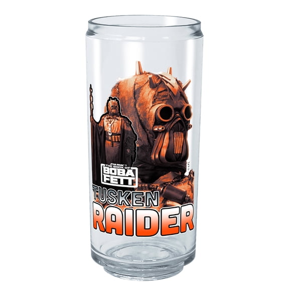 Star Wars: The Book of Boba Fett Tusken Raider Outlaw Hunter Tritan Can Shaped Cup Clear 16 oz.