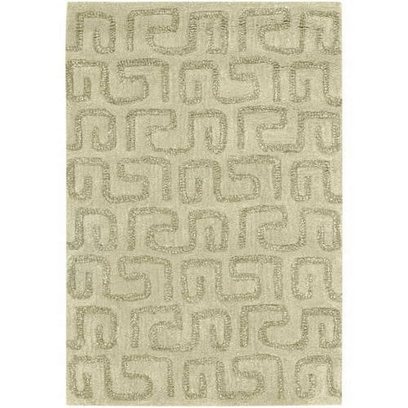 SAFAVIEH Soho Benson Geometric Wool Area Rug, Light Green, 2' x 3'