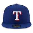 thumbnail image 4 of Gorra New Era 59FIFTY Texas Rangers Ajustada Azul MLB, 4 of 8