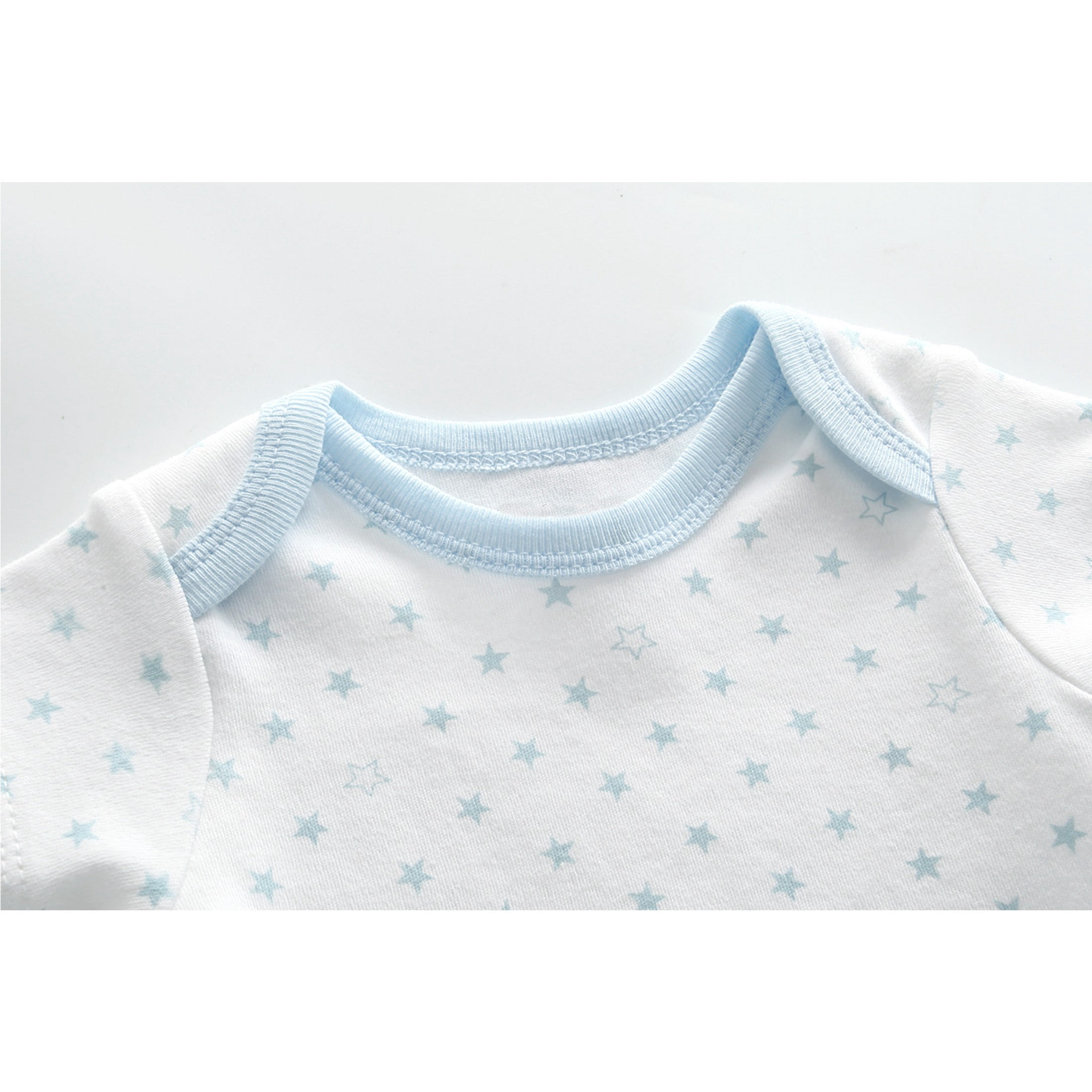 Falianni Baby Boy Girl Cotton Short Sleeve Bodysuit and Pants Gift Set, 9-Piece, Size:0-12M