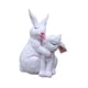 thumbnail image 3 of Estatua de conejo de jardín, decoración de primavera, figura de conejo de resina, escultura de animal para Blanco, 3 of 9