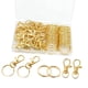 thumbnail image 2 of 30 Piezas Ganchos para Llavero con Cierres de Garra de Langosta con Anillos Gancho de Clip para Llavero Clips Giratorios para Llavero para, 2 of 9