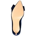thumbnail image 6 of Journee Womens Crystol Slip On Low Stiletto Pointed Toe Evening Pumps, Widths Available, 6 of 10