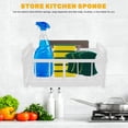 thumbnail image 4 of unbranded Portaesponja Para Fregadero De Cocina En Acero Carbono Y PP Con Para Drenaje Y Organización, 4 of 8