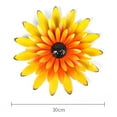 thumbnail image 7 of Cheers US Sunflower Metal Flowers Wall Decor Metal Wall Art Decorations Hanging For Indoor Outdoor Home Bathroom Kitchen Dining Room Bedroom Porch Hallway Or Wall Sculptures, 7 of 7