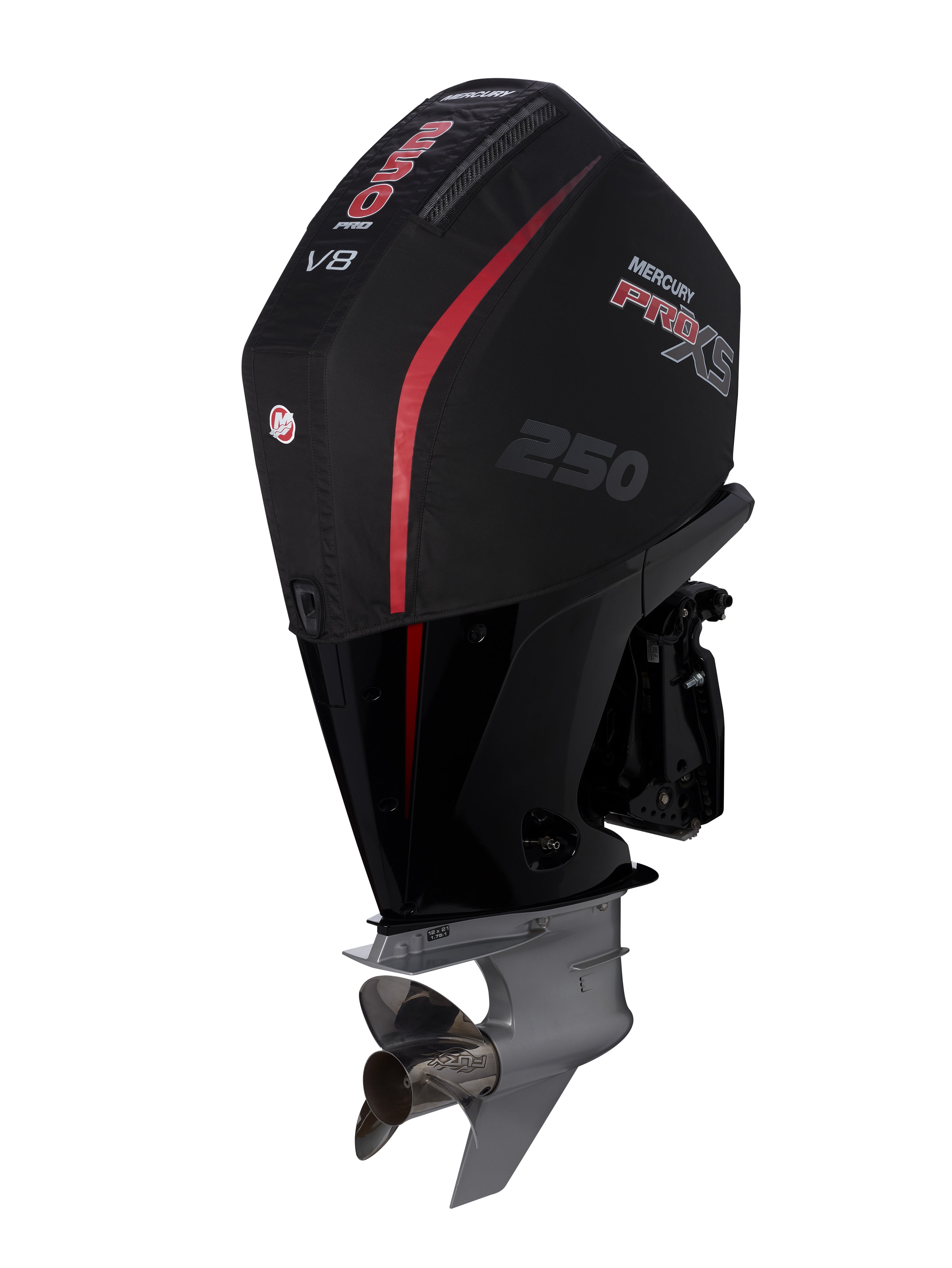 Mercury 8M0228533 4.6L V8 200hp ProXS Outboard Vented Splash Cover