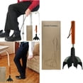 thumbnail image 2 of Replio Shoe Horn Long Handle For Seniors Extended Foot Shoe Funnel Shoe Assist Device For Sneakers Soft Shoes Home decor, 2 of 4