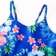 thumbnail image 4 of Esaierr Toddler Girls One-Piece Skirt Swimsuit Bikini Floral Bathing Suit for 4-12Y, 4 of 5