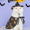 thumbnail image 4 of Under $1 Halloween Cat Costume Halloween Witch Hat and Collar Pet Costume for Dog Cats Holiday Cat Outfit Clothing for Birthday Party Thanksgiving Christmas, 4 of 6