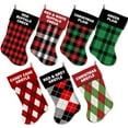 thumbnail image 2 of Christmas Velvet Stocking, "Christmas Plaids  Argyles Group" **Choose from 7 different patterns!**, 2 of 5
