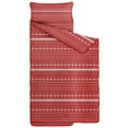 thumbnail image 2 of Red Christmas Pattern Toddler Nap Mats for Kids Preschool,59"x22" Sleeping Mat Bag or Kids,Toddler Sleeping Bag,Toddler Nap Mat or Daycare, 2 of 6
